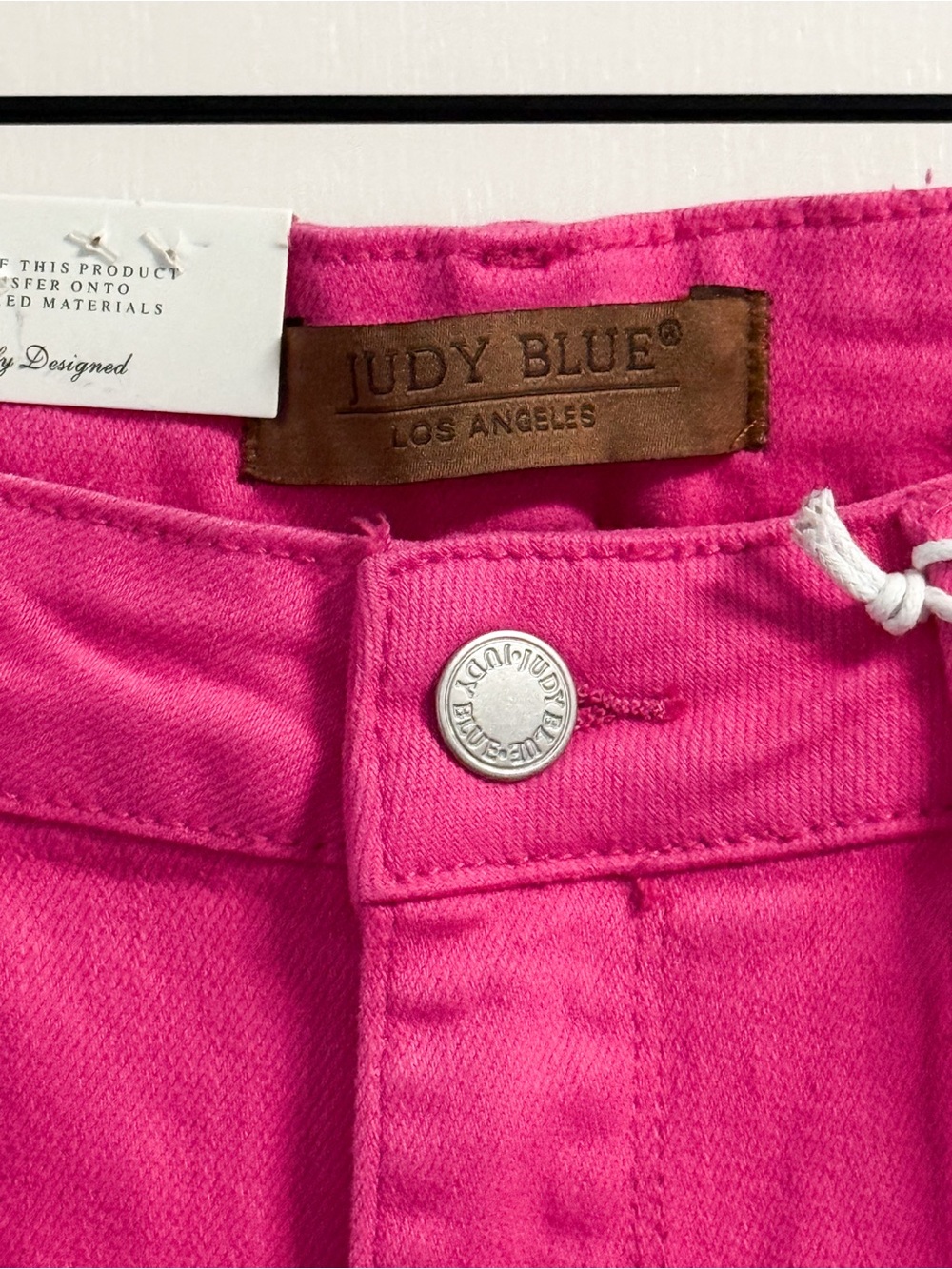 Judy Blue Pink Garment Dyed High Waist Flare Jeans 11/30 NWT - Picture 6 of 17